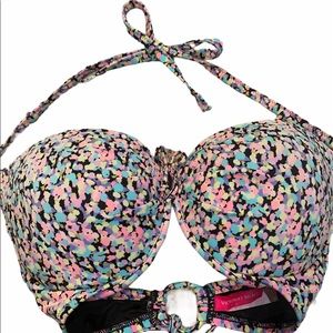 Victoria’s Secret bikini top floral print sz XL